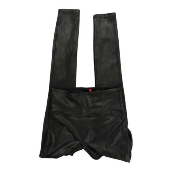 Spanx Faux Leather Leggings Black Small Like New - Picture 4 of 6